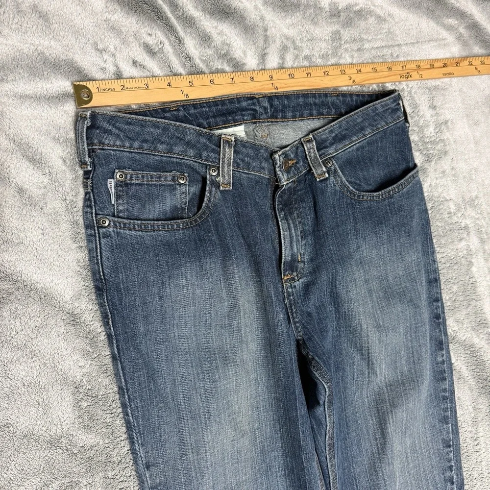 Carhartt Women's Traditional Fit WB001 F10 Size 10x36 Denim Bootcut Jeans